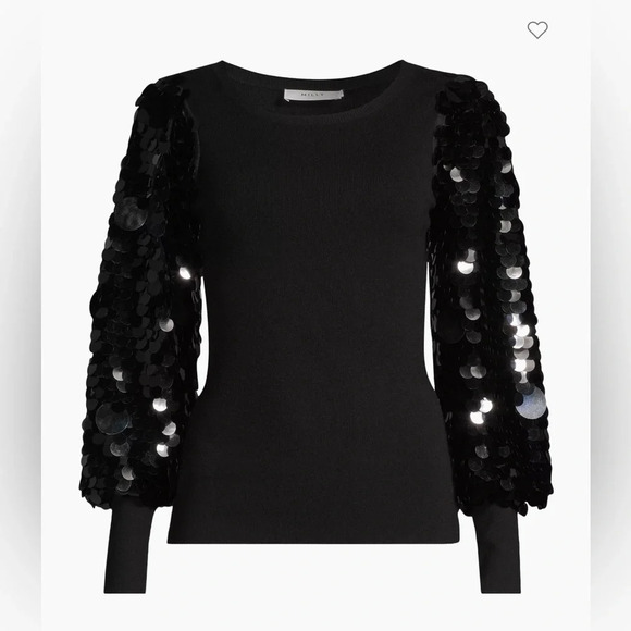 ! MILLY
Pailette Sequin Sleeve Sweater NWT - Picture 1 of 7